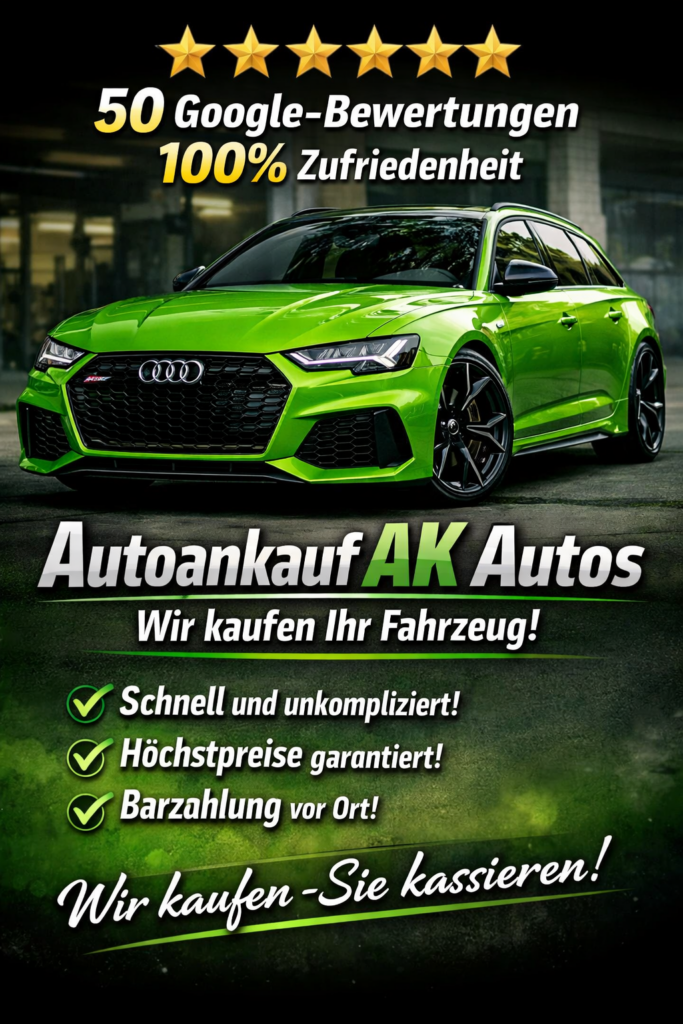 Audi RS6 beim Autoankauf von AK Autos – erfahren, fair und transparent, Köln Bonn NRW