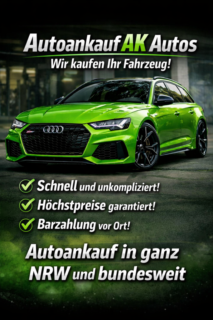 Audi RS6 beim Autoankauf von AK Autos – erfahren, fair und transparent, Köln Bonn NRW