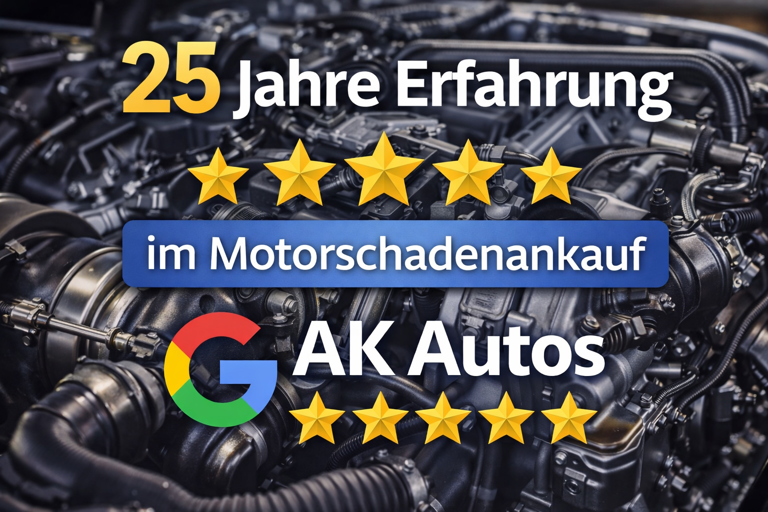 25 Jahre Erfahrung im Motorschaden Ankauf