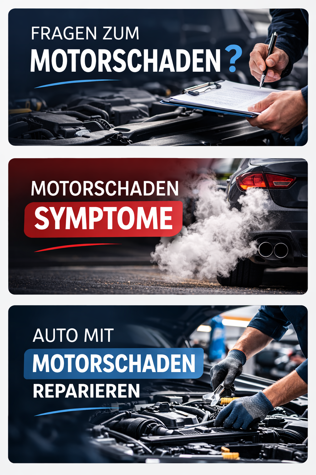 Fragen zum Motorschaden und Motorschaden Symptome