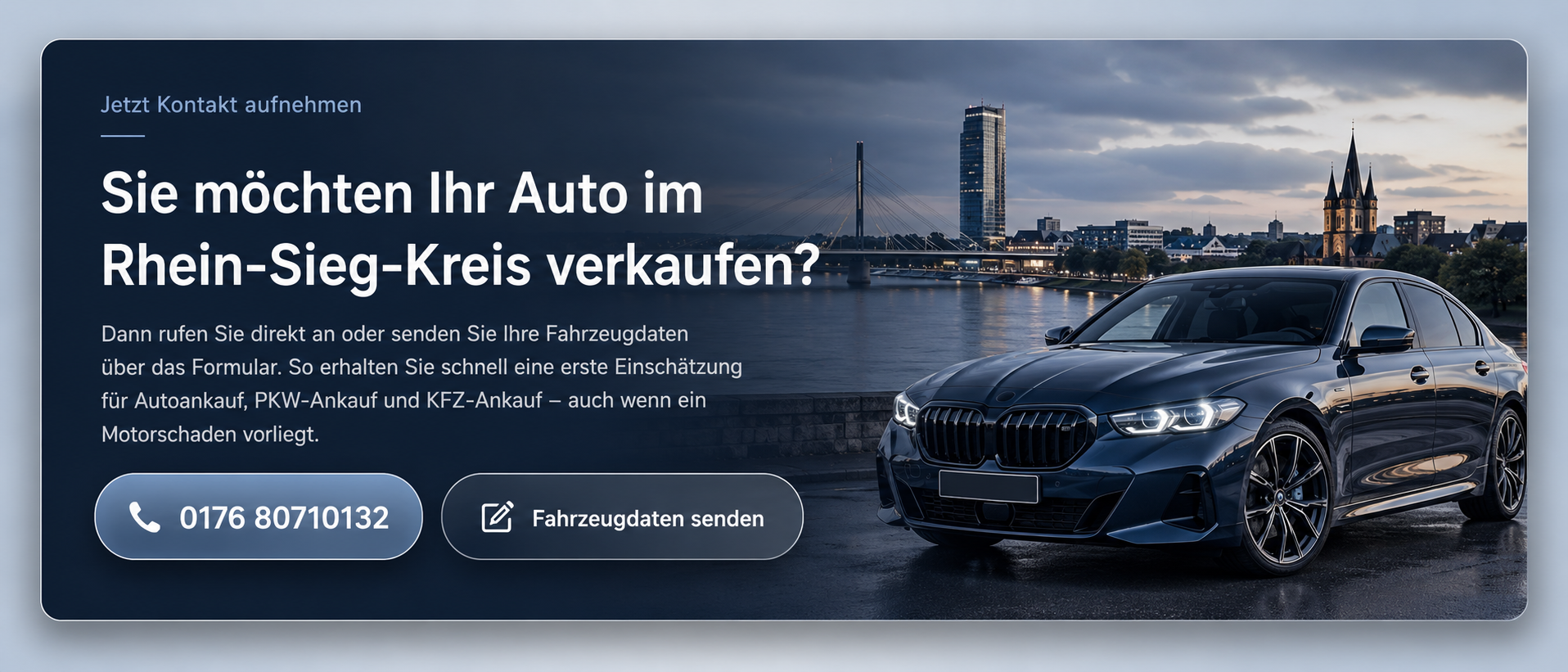 Sie möchten Ihr Auto im Rhein-Sieg-Kreis verkaufen? Jetzt Kontakt aufnehmen
