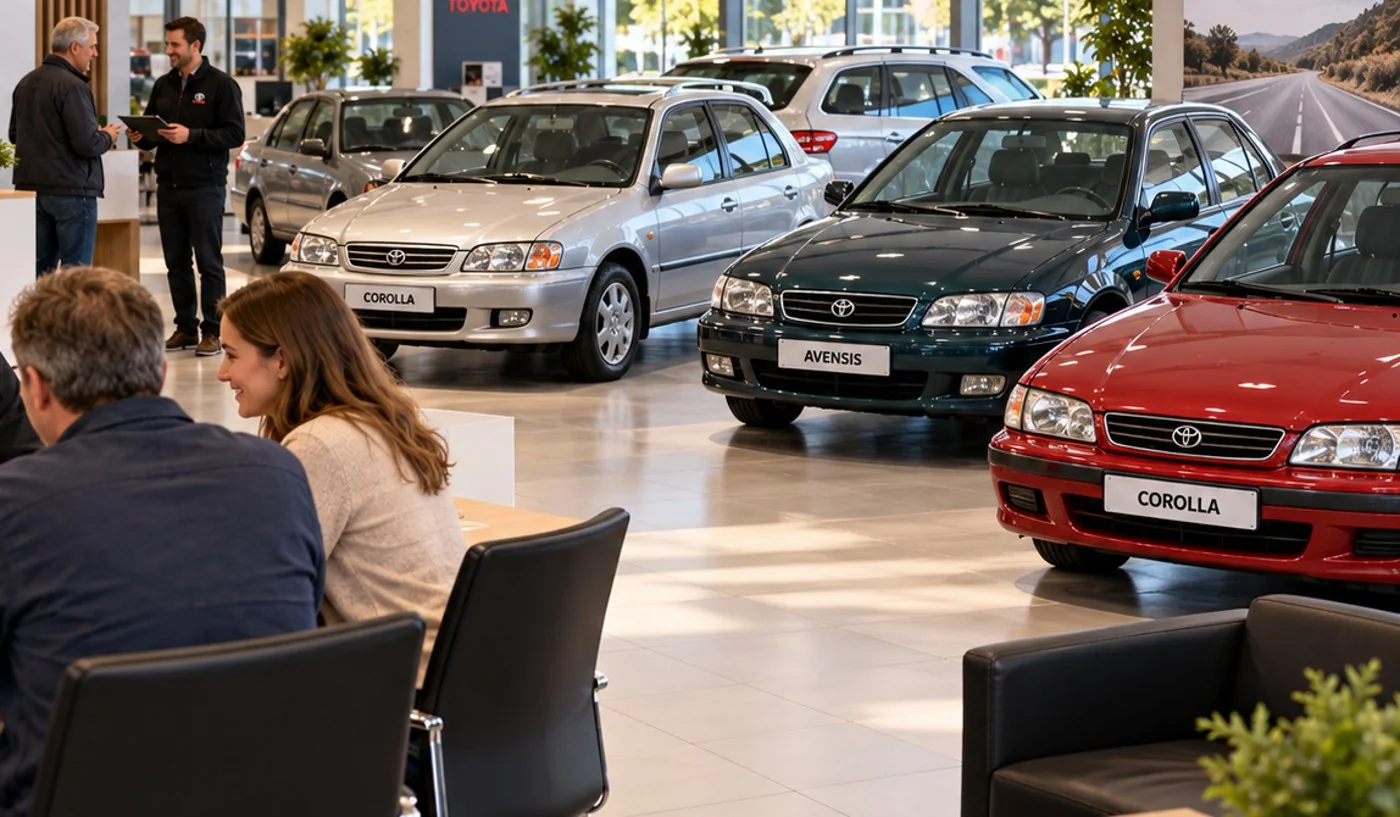 Toyota-Fahrzeug als Titelbild zum Autoankauf Toyota